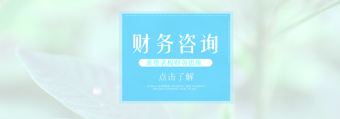财务咨询课程